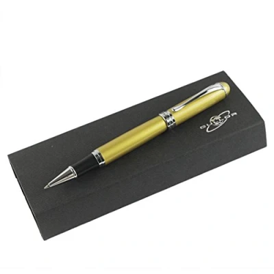 Image of Gullor 750 Rollerball Pen Golden with Original Box and Pouch