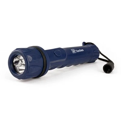 Image of Active Products A50862 3 Led 2Aa Rubber Torch, Blue