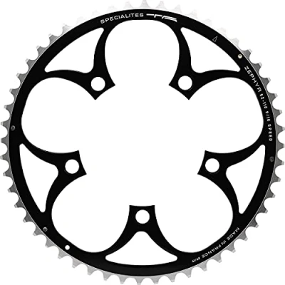 Image of Spécialités TA Zephyr Compact 5 Arm 110pcd 9/10 Speed Chainring, Outer 42t, Black