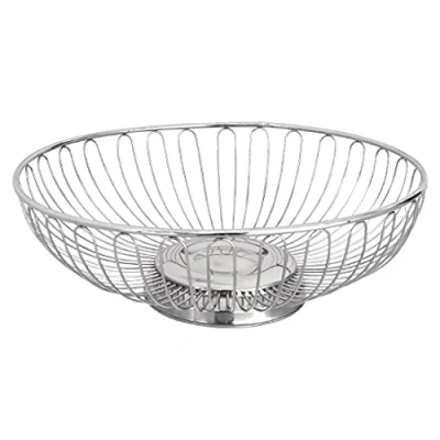 Image of Olympia Wire Fruit Bowl 90X255mm Stainless Steel Kitchen Dish for Fruits and Breads