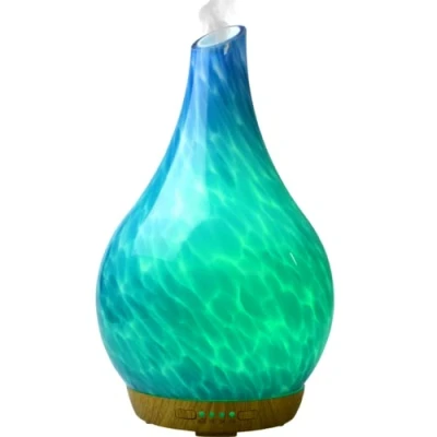 Image of Cello Ocean Floor Ultrasonic Diffuser Large Electronic Oil And Humidifier With Colour Changing LEDs Electric Aromatherapy To Pair Essential Oils Or Use As A Lamp Aroma