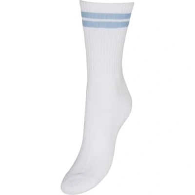 Image of VERO MODA Women&#039;s Vmmel Sporty Socks Noos Sports, Snow White/Stripes: Skyway, One Size