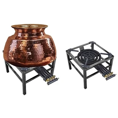 Image of VIPER 20.8KW 4 KEY HEAVY DUTY SINGLE CAST IRON LPG BOILING RING BURNER CATERING