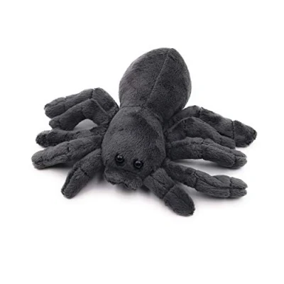 Image of Onwomania Soft toy cuddly animal spider tarantula black 20 cm