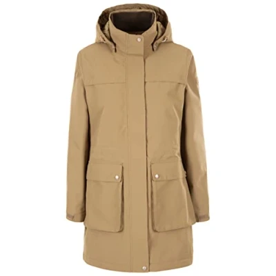 Image of Trespass Womens Waterproof Jacket Lightly Padded Female Coat Lyrics Navy S