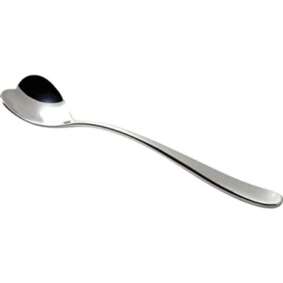 Image of Alessi A di AMMI01CU Ice Cream Spoon in 18/10 Stainless Steel Mirror Polished, Silver, 19 x 5.7 3.1 cm