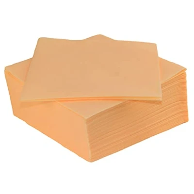 Image of Buttermilk Disposable Napkins 40cm Linen Feel Luxury Airlaid Paper Pack of 50