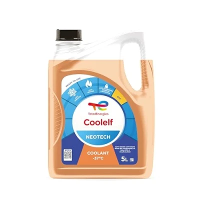Image of TotalEnergies Coolelf Neotech 37C Car Engine Coolant 5L Ultimate Antifreeze Solution for Cars