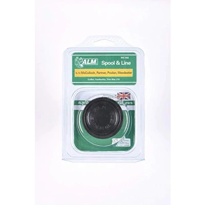 Image of spool &amp; Line: McCULLOCH Trim Mac trimmer line Alm: 210 (21cc): PARTNER Colibri, Colibri Plus lightweight petrol: POULAN Featherlite: WEEDEATER Featherlite,Featherlite Plus, Featherlite SST, XT25, Handystick, EL8,