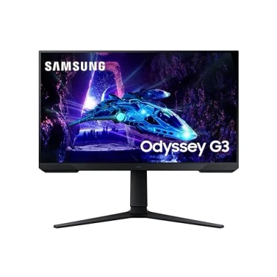 Image of Samsung Odyssey G3 LS24DG302EUXXU 24&quot; 180Hz 1ms FullHD Gaming Monitor 1920x1080, HDR10, HDMI, Displayport, Freesync, Height Adjust