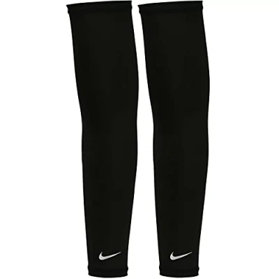 Image of Nike Performance Lightweight Sleeves Unisex Drink bottle, Size: L/XL, Black/silver
