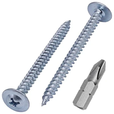 Image of (Pack of 50 pcs) Zinc Plated Steel 4.2 x 51 mm Wood Screws, Metal Phillips Modified Truss Head, Self Tapping (50, mm)