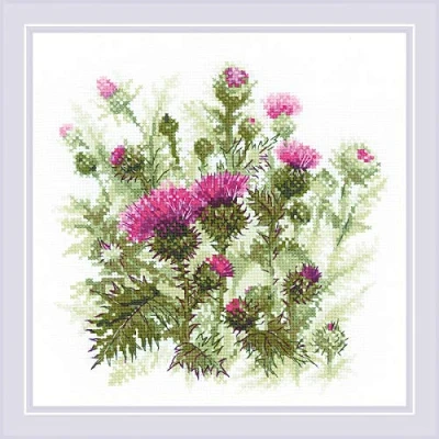 Image of RIOLIS Cross Stitch Kit 1852 Thistle