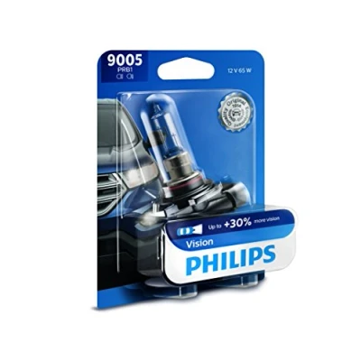 Image of Philips 9005 Vision Upgrade Headlight Bulb with up to 30% More Vision, 1 Pack