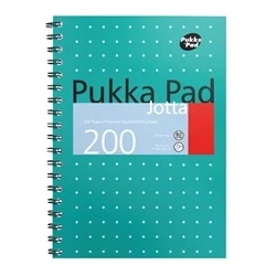 Image of Pukka Pad Metallic Cover Wirebound Jotta Notebook B5 (3 Pack) 8520 MET