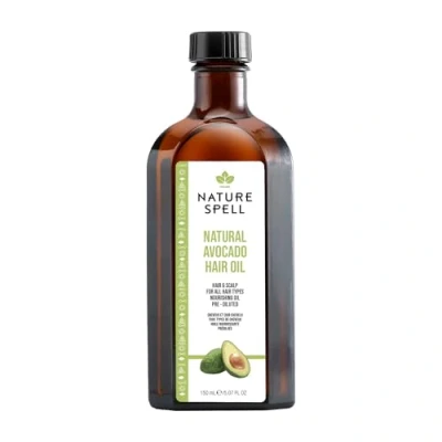 Image of Nature Spell Avocado Oil for Hair &amp; Skin 150ml Treatment Growth and Repair Skincare to Improve your Natural Glow Made in the UK