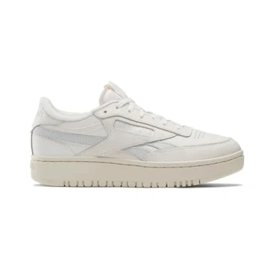 Image of Reebok Classic CLUB C Double Revenge Trainers, Women&#039;s, Size: 4, Chalk/alabaster Leather and textile