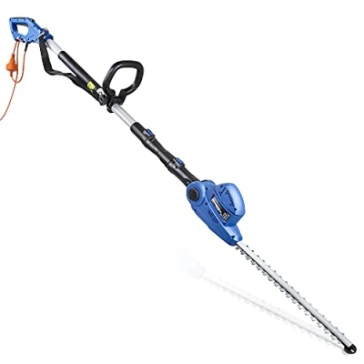 Image of Hyundai 550W 450mm Long Reach Corded Electric Pole Hedge Trimmer/Pruner