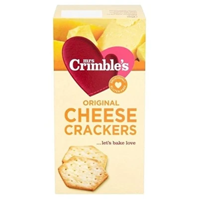 Image of Mrs Crimbles Cheese Crackers 130g Pack of 2