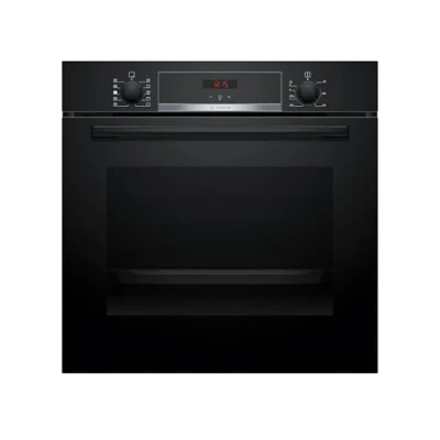 Image of Bosch HQA534BB3B Series 4 Built In oven with added steam function Black