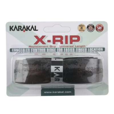 Image of Karakal X Rip Replacement Grip Tennis Badminton Squash (Black)