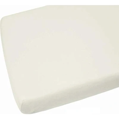 Image of 2 x AmigoZone Pollyotton Cot Bed Fitted Sheet (Cream, (70 140cm)