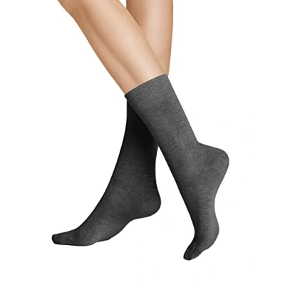 Image of Hudson Relax Cotton Women&#039;s Relaxed Socks, Socks with Reinforced Sole (Skin Friendly, Many Colours) Quantity: 1 Pair, 6/7