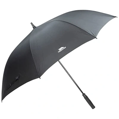 Image of Trespass 30 Inch Automatic Golf Umbrella, Soft Grip Handle Wind Resistant Windproof with Fibreglass Shaft &amp; Ribs Birdie