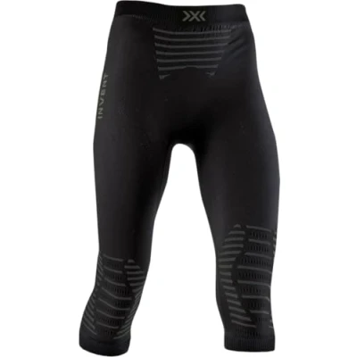 Image of X BIONIC Invent 4.0 Pants 3/4 Women Sports Trousers Running Jogging Training Fitness Gym Compression Baselayer Legging Black/Charcoal, Small