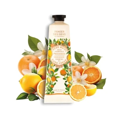 Image of Panier des Sens Provence Mini Hand Cream for very Dry Hands and Skin Vegan Women Men Shea Butter &amp; Olive Oil Made in France 96% Natural Ingredients 30ml
