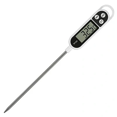 Image of Cooking Thermometer,INRIGOROUS Digital Meat Thermometer with Instant Read,Long Probe,Auto Off,LCD Screen Kitchen Thermometers for BBQ, Meat, Sugar, Milk, Water, Jam, Grill (1)