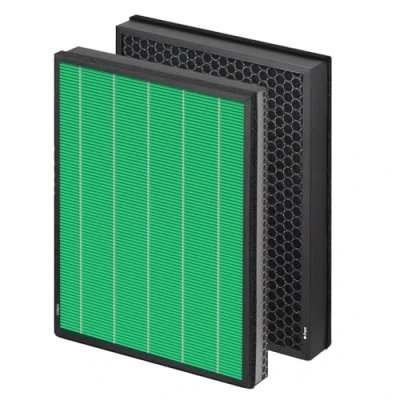 Image of 400/400S Replacement Filter for Coway AIRMEGA Max2 Air Purifier, AP 2015 FP, Max 2 Green True HEPA and Active Carbon Set