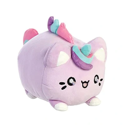 Image of Aurora, 14289, Tasty Peach Lavender Dream Meowchi, 7In, Eco friendly soft toy