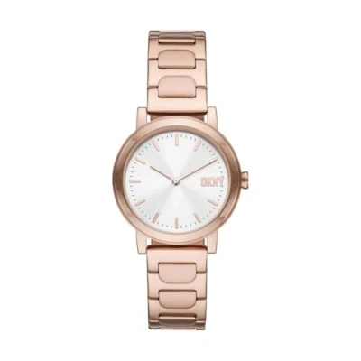 Image of DKNY Watch for Women Soho D, Three Hand movement, 34mm Rose Gold Stainless Steel case with a strap, NY6622