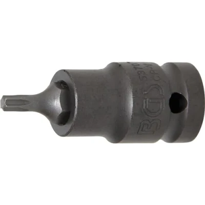 Image of BGS 5370 Impact Bit Socket length 55 mm 12.5 (1/2&quot;) Drive T Star (for Torx) T25