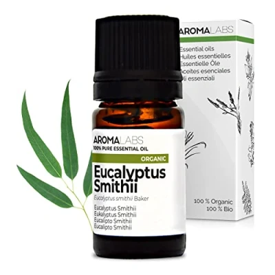 Image of BIO Eucalyptus SMITHII Essential Oil 5mL 100% Pure, Natural, Chemotyped and AB Certified AROMA LABS (French Brand)