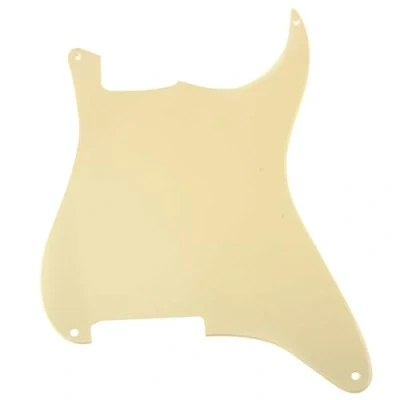 Image of Musiclily 4 Hole Guitar Stratocaster Pickguard Blanks Material for Strat Style Custom, 1Ply Cream