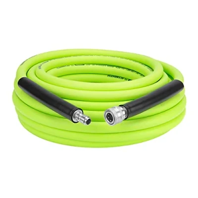 Image of Flexzilla HFZPW426050Q E 4200 PSI, 50&#039; Pressure Washer Hose, Green, 3/8 in. x 50 ft