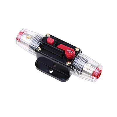 Image of Mintice 12V 100A Car Motor Audio Solar Energy Inline Circuit Breaker Fuse Holder Protection Stereo