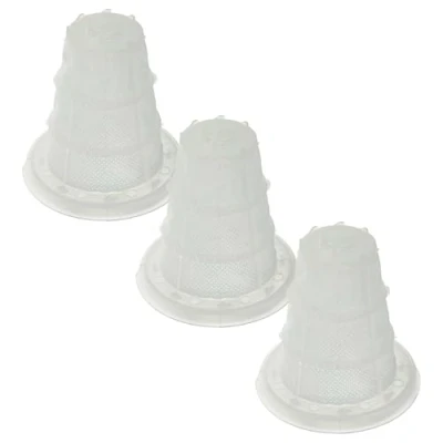 Image of vhbw 3 x Vacuum Cleaner Filters Compatible with Black &amp; Decker Dustbuster DV6005N, DV6005, DV9605, DV7205K, DV7205 Cleaner, Dirt Filter, Filter Unit