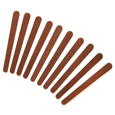 Image of Innovate Beauty Manicure Pedicure Nail File Double Sided Emery Board, 115mm Length 10 Pack
