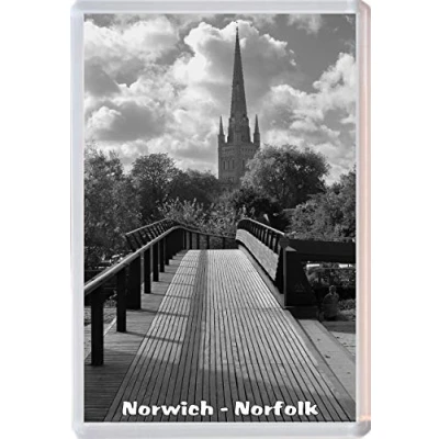 Image of Norwich Norfolk Fridge Magnet 96 x 67 mm Jumbo Size BBSM1564