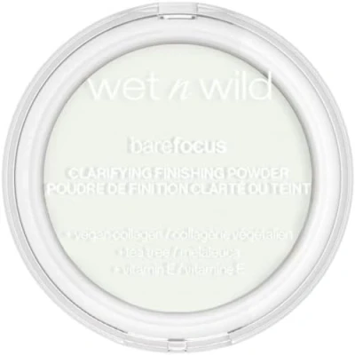 Image of Wet n wild, Bare Focus, Makeup Clarifying and Finishing Powder, Translucent Matte for a Flawless Base, Long Lasting, with Hyaluronic Acid Vitamin E, All Skin Tones