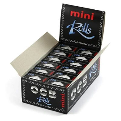 Image of OCB Premium Mini Long King Size Rolls Box of 24 Packets