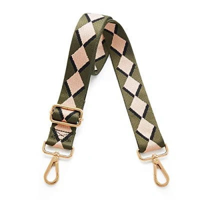 Image of Kolti Purse Strap Replacement Crossbody Handbag Stripe Wide Adjustable, Gold Buckle 29, L