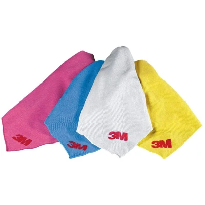 Image of Scotch Brite High Performance Cleaning Wipes 2011, Mixed Colours, 320 mm x 360 mm, 3/Pack