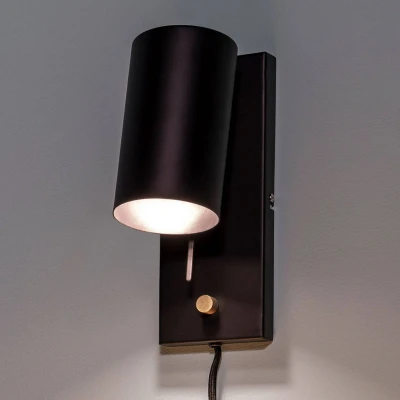 Image of Markslöjd Dimmable Carrie wall light with cable and plug