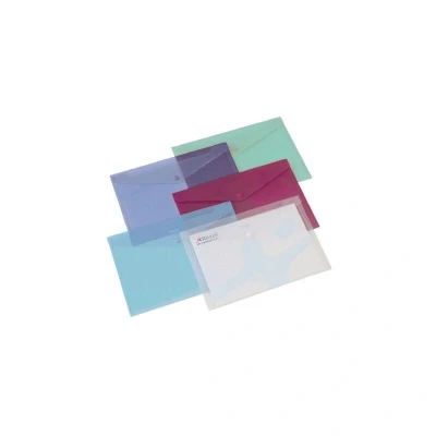 Image of Rexel Popper Wallets A4 Assorted Colours (6 Pack)