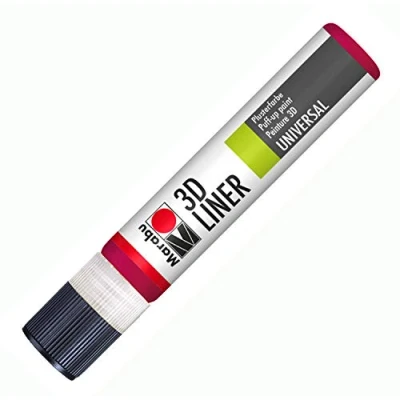 Image of Marabu 3D Liner Pen 25ml 638 Ruby Red