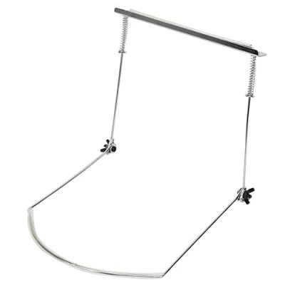 Image of Harmonica Holder, Mouth Organ Holder Holding Bracket Neck Stand for 24 Holes (Silver) Musical Instrument Accessories